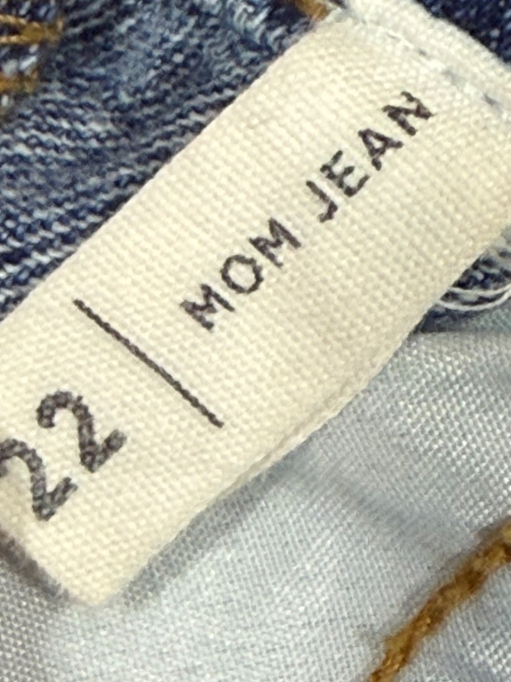 Pacsun High Rise Mom Buttonfly Distressed Jean Raw Hem Medium Wash Sz 22 - Picture 9 of 10